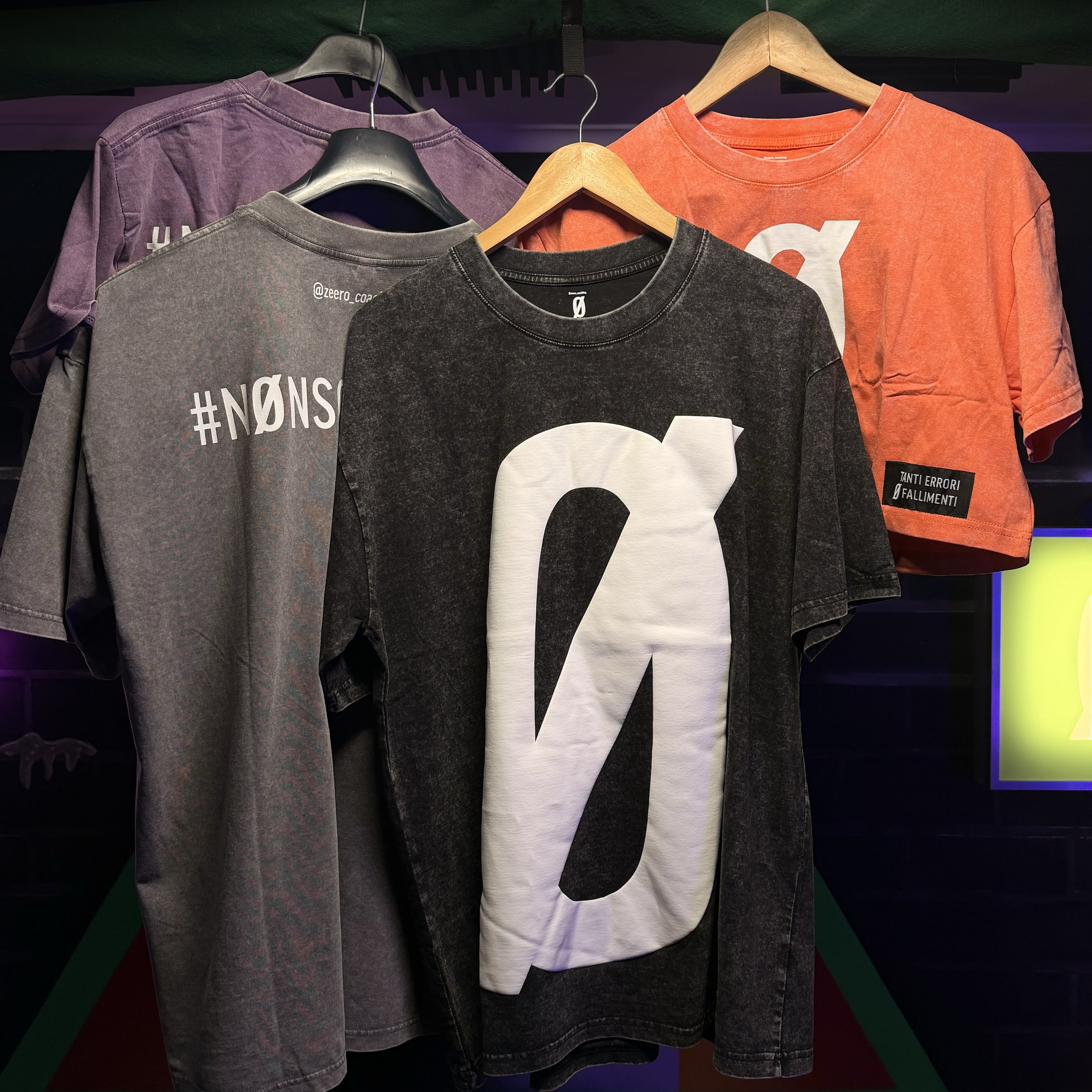T-shirt ZEERØ Oversize #NØNSCENDERE